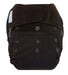 A Black Cloth Diapers from GroVia in size O/S for neutral. (Front View)