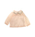 A Beige Long Sleeve Tops from Hucklebones in size 4T for girl. (Front View)