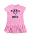 A Pink Short Sleeve Dresses from MSGM in size 2T for girl. (Front View)