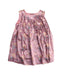 A Pink Sleeveless Dresses from Velveteen in size 2T for girl. (Front View)