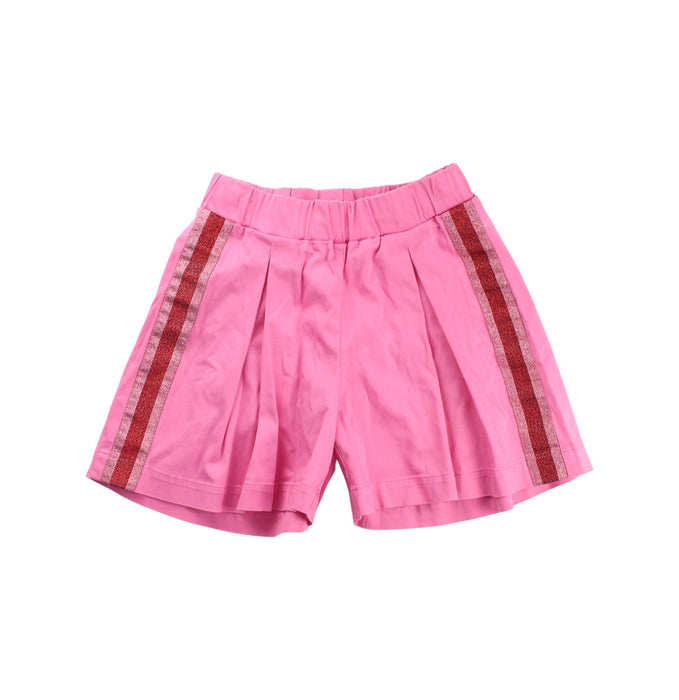 A Pink Shorts from I Pinco Pallino in size 6T for girl. (Front View)