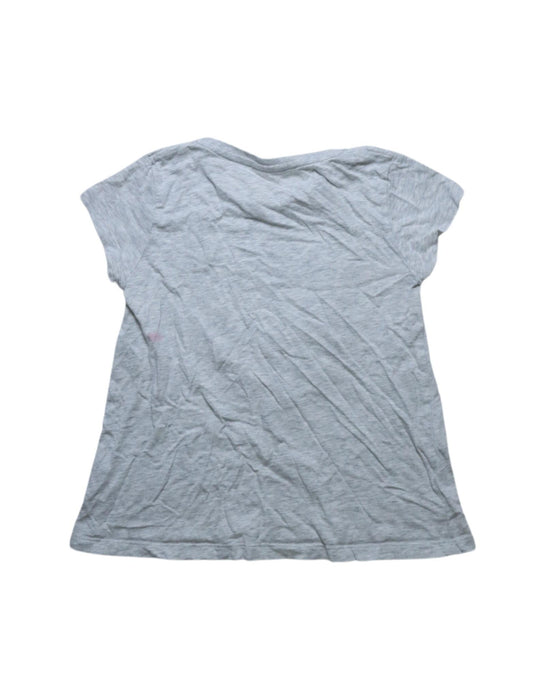 A Grey Short Sleeve T Shirts from Seed in size 5T for girl. (Back View)