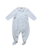 A White Long Sleeve Jumpsuits from Bonpoint in size 0-3M for neutral. (Front View)