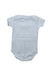 A White Short Sleeve Bodysuits from Bonpoint in size 0-3M for neutral. (Back View)