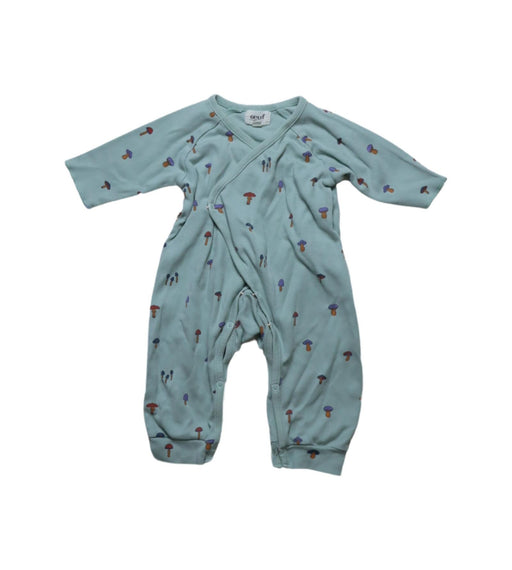 A Multicolour Long Sleeve Jumpsuits from Oeuf in size 0-3M for neutral. (Front View)