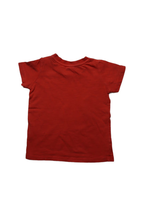 A Red Short Sleeve T Shirts from Seed in size 6-12M for boy. (Back View)