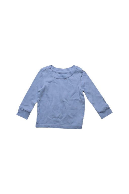 A Blue Long Sleeve T Shirts from HART + LAND in size 0-3M for neutral. (Front View)