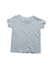 A White Short Sleeve T Shirts from HART + LAND in size 0-3M for neutral. (Front View)