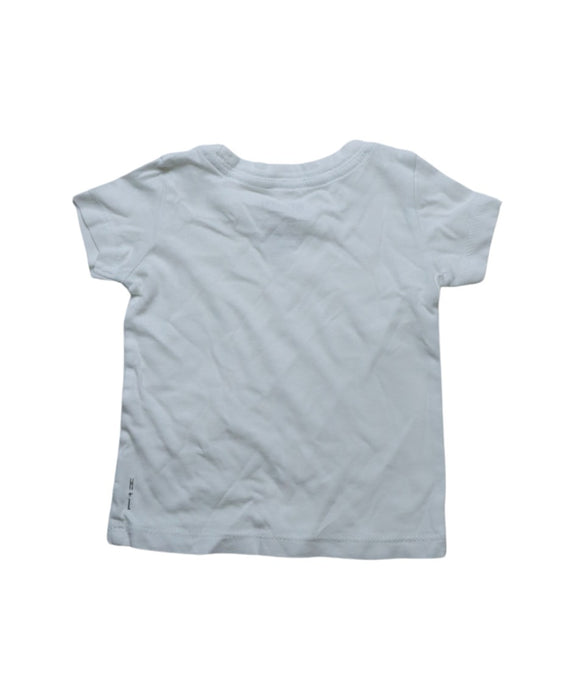 A White Short Sleeve T Shirts from HART + LAND in size 0-3M for neutral. (Back View)