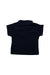A Black Short Sleeve Tops from Petit Bateau in size 3-6M for girl. (Back View)