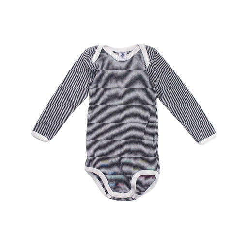 A Black Long Sleeve Bodysuits from Petit Bateau in size 3T for neutral. (Front View)