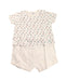 A White Short Sleeve Rompers from Petit Bateau in size 6-12M for neutral. (Front View)