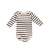 A Ivory Long Sleeve Bodysuits from Petit Bateau in size 3-6M for neutral. (Front View)