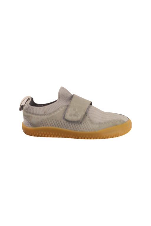 A Grey Sneakers from Vivobarefoot in size 4T for boy. (Front View)