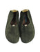 A Green Slip Ons from Vivobarefoot in size 5T for boy. (Back View)