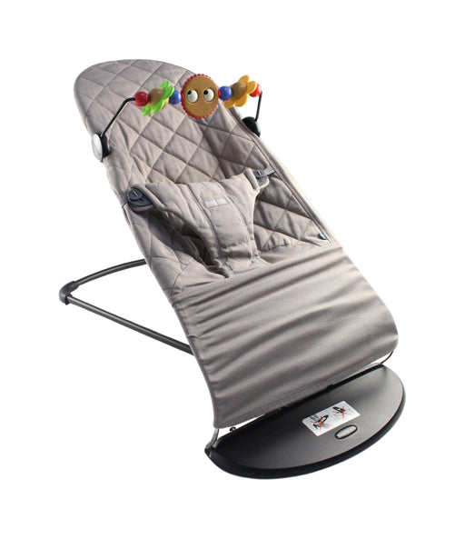 A Brown Chairs from BabyBjorn in size Newborn for neutral. (Front View)