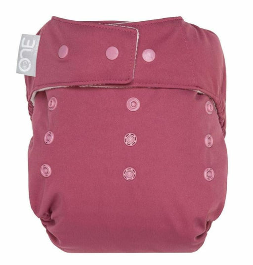 A Pink Cloth Diapers from GroVia in size O/S for girl. (Front View)