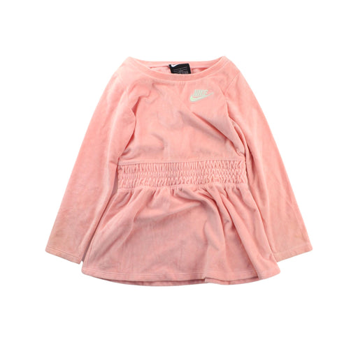 A Pink Long Sleeve Dresses from Nike in size 4T for girl. (Front View)