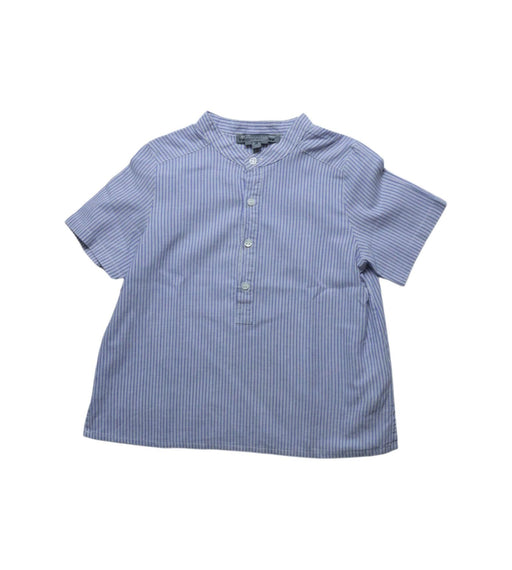 A Blue Short Sleeve Tops from Bonpoint in size 4T for girl. (Front View)