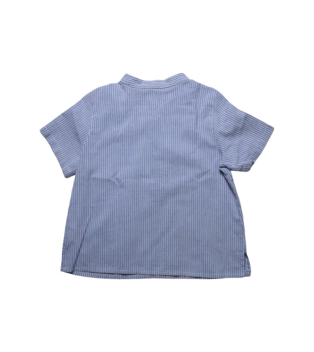 A Blue Short Sleeve Tops from Bonpoint in size 4T for girl. (Back View)