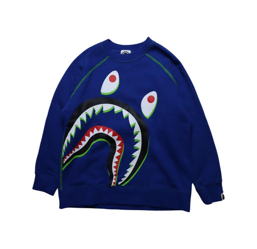 A Multicolour Crewneck Sweatshirts from BAPE KIDS in size 7Y for boy. (Front View)