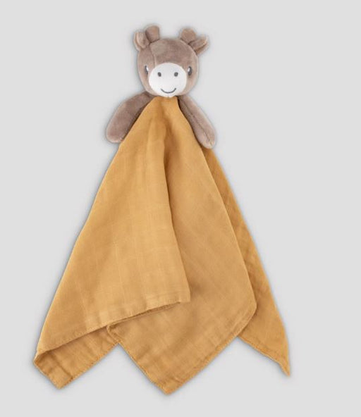A Yellow Safety Blankets from Little Bamboo in size O/S for neutral. (Front View)