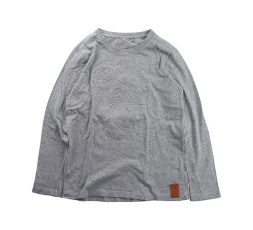 A Grey Long Sleeve T Shirts from Wheat in size 8Y for girl. (Front View)