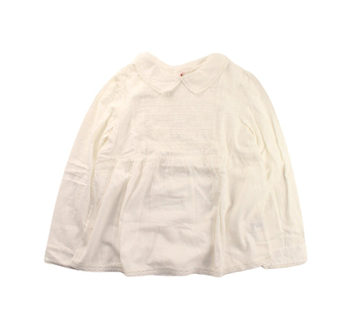 A White Long Sleeve Tops from Bonpoint in size 8Y for girl. (Front View)