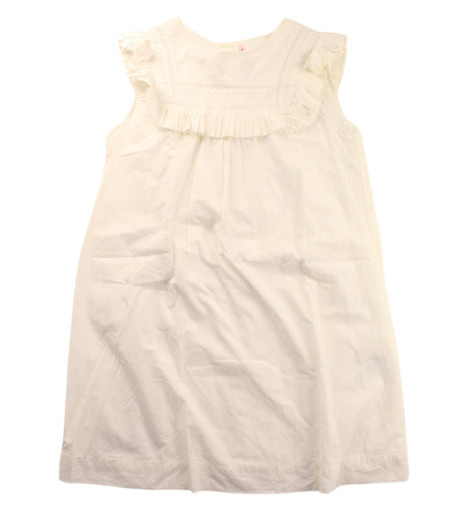 A White Sleeveless Dresses from Bonpoint in size 10Y for girl. (Front View)