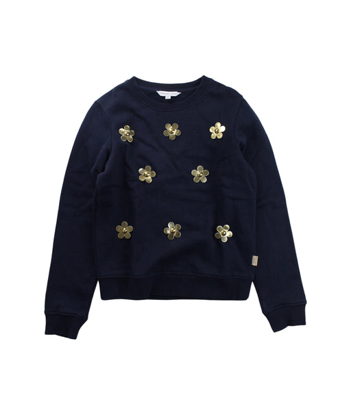 A Blue Crewneck Sweatshirts from Little Marc Jacobs in size 8Y for girl. (Front View)