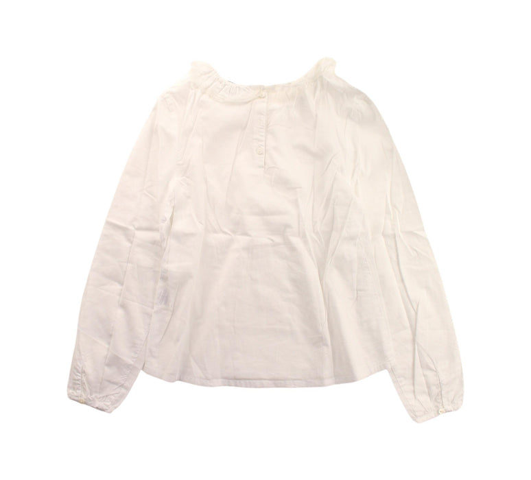 A White Long Sleeve Tops from CdeC in size 8Y for girl. (Back View)