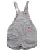 A Grey Overall Shorts from La Compagnie des Petits in size 6T for girl. (Back View)