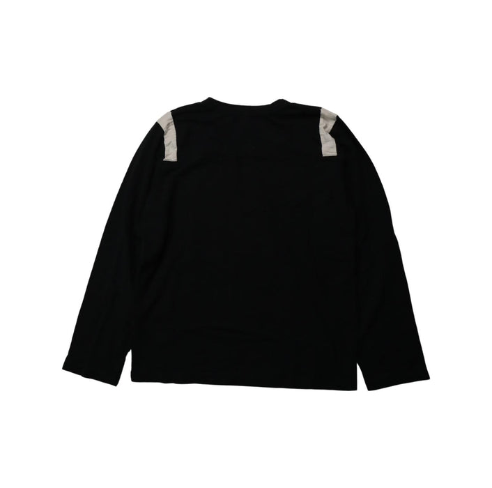 A Black Long Sleeve Tops from Peek in size 10Y for boy. (Back View)