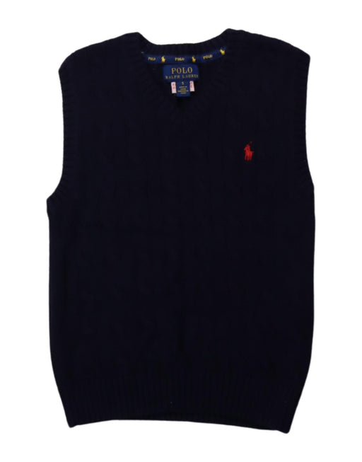 A Black Sweater Vests from Polo Ralph Lauren in size 5T for girl. (Front View)