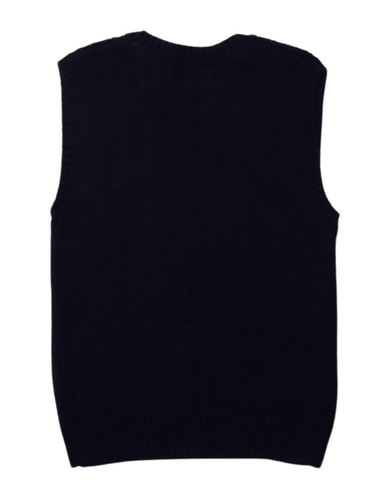 A Black Sweater Vests from Polo Ralph Lauren in size 5T for girl. (Back View)
