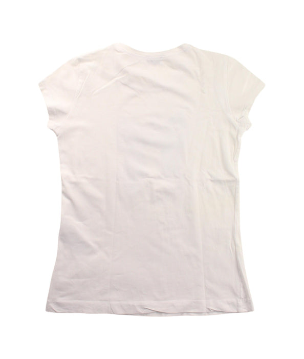 A White Short Sleeve T Shirts from Monnalisa in size 12Y for girl. (Back View)