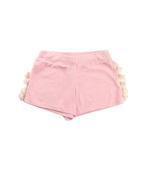 A Pink Shorts from Balloon Chic in size 12Y for girl. (Front View)