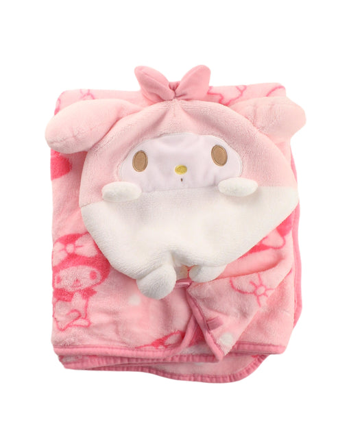 A Pink Safety Blankets from Sanrio in size O/S for girl. (Front View)