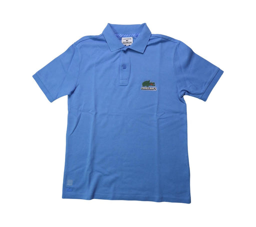 A Blue Short Sleeve Polos from Lacoste in size 14Y for boy. (Front View)