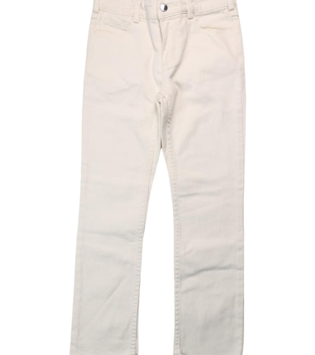 A Ivory Casual Pants from Jacadi in size 8Y for boy. (Front View)