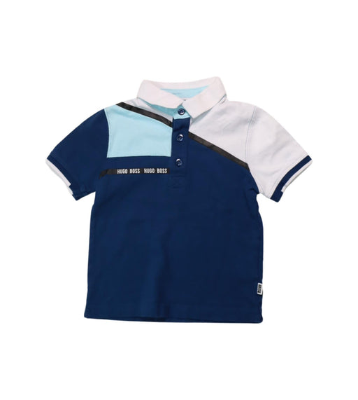 A Multicolour Short Sleeve Polos from Boss in size 4T for boy. (Front View)