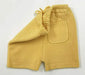 A Yellow Shorts from Sloomb|Sustainablebabyish in size 18-24M for neutral. (Front View)