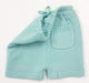 A Blue Shorts from Sloomb|Sustainablebabyish in size 18-24M for neutral. (Front View)
