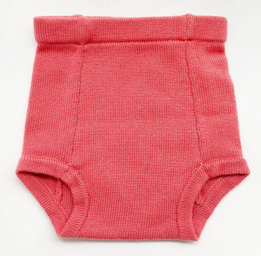 A Pink Bloomers from Sloomb|Sustainablebabyish in size 3-6M for girl. (Front View)