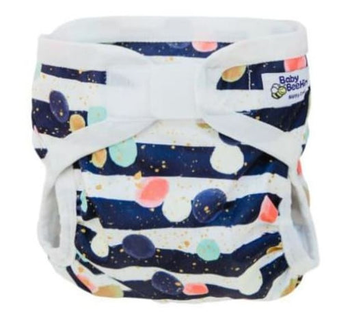 A Navy Cloth Diapers from Baby BeeHinds in size O/S for neutral. (Front View)