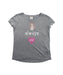 A Grey Short Sleeve T Shirts from Abercrombie & Fitch in size 10Y for girl. (Front View)