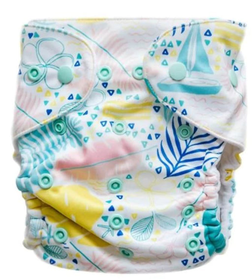 A Multicolour Cloth Diapers from Baby BeeHinds in size O/S for girl. (Front View)