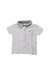 A Grey Short Sleeve Polos from Silver Cross in size 12-18M for boy. (Front View)