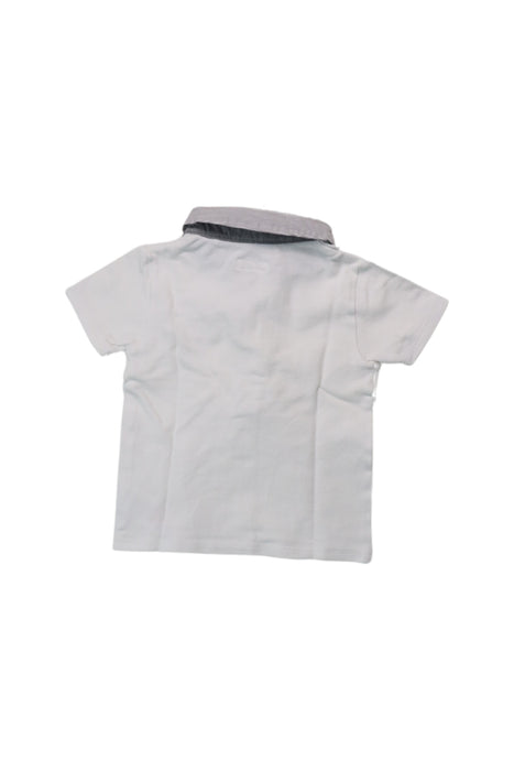 A Grey Short Sleeve Polos from Silver Cross in size 12-18M for boy. (Back View)