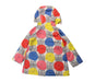 A Multicolour Rain Jackets from Boden in size 2T for neutral. (Back View)